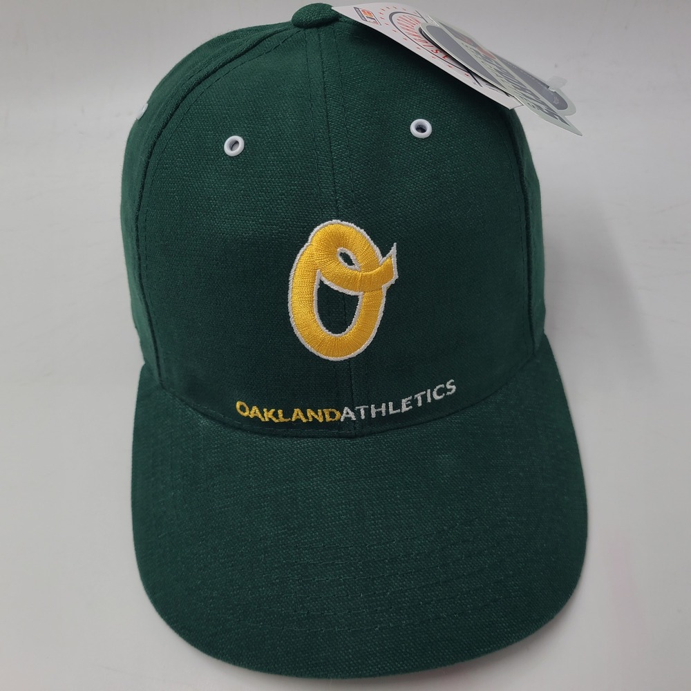 Vintage Oakland Athletics Hat Strapback Sports Specialties Green Yellow MLB A's